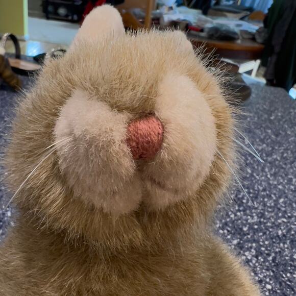 BUTTONS Bunny Rabbit Plush Ty 1997 Brown Tan 10" Stuffed Animal Toy Vintage - Picture 8 of 8